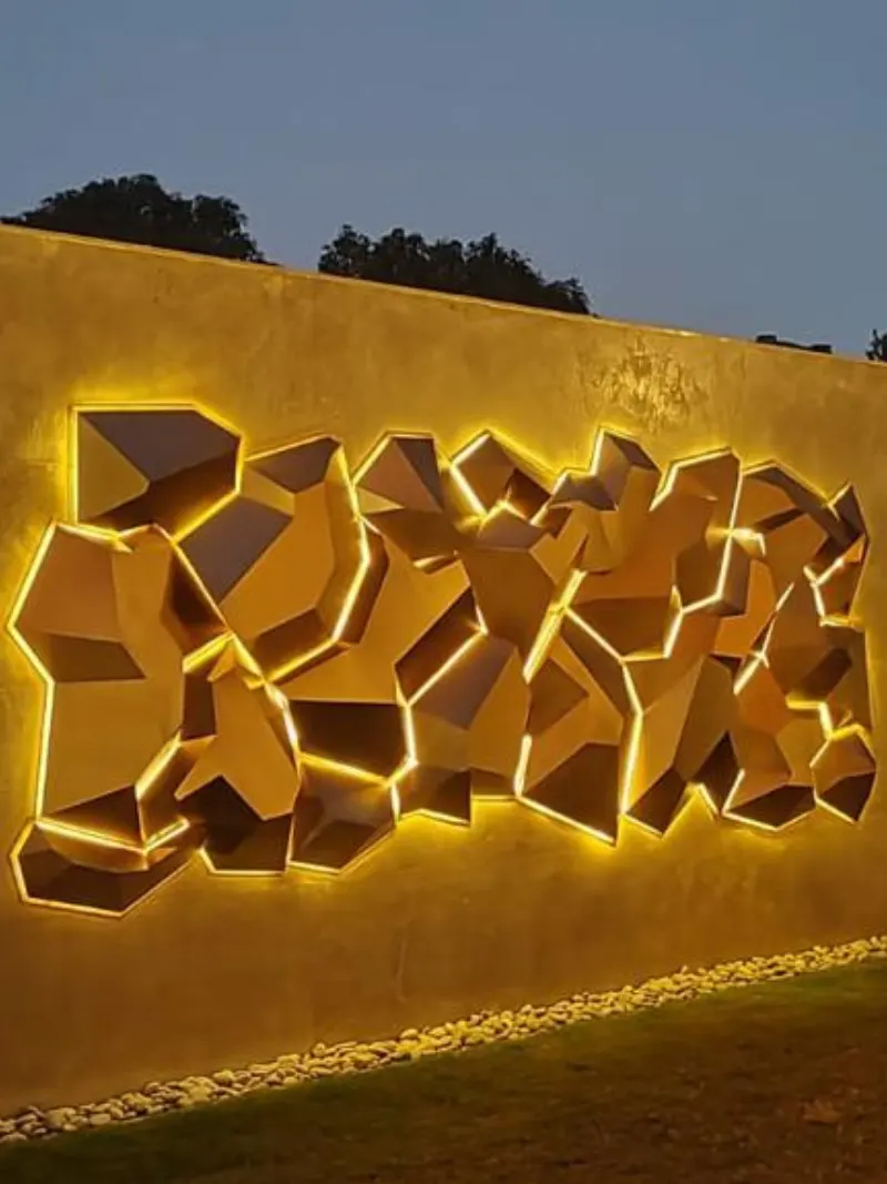 Wall art project, India, 2018