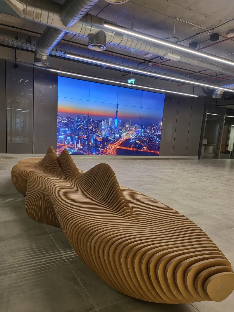 paarmetric table project, India, 2018