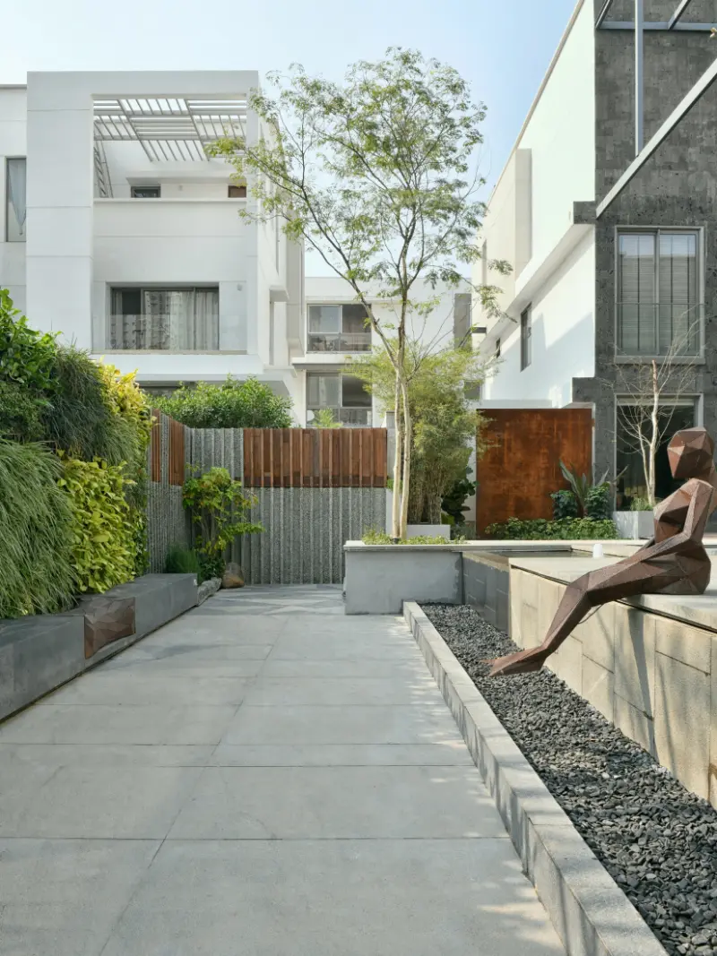 Mermaid — Corten steel sculpture, H 5ft, by FormForge