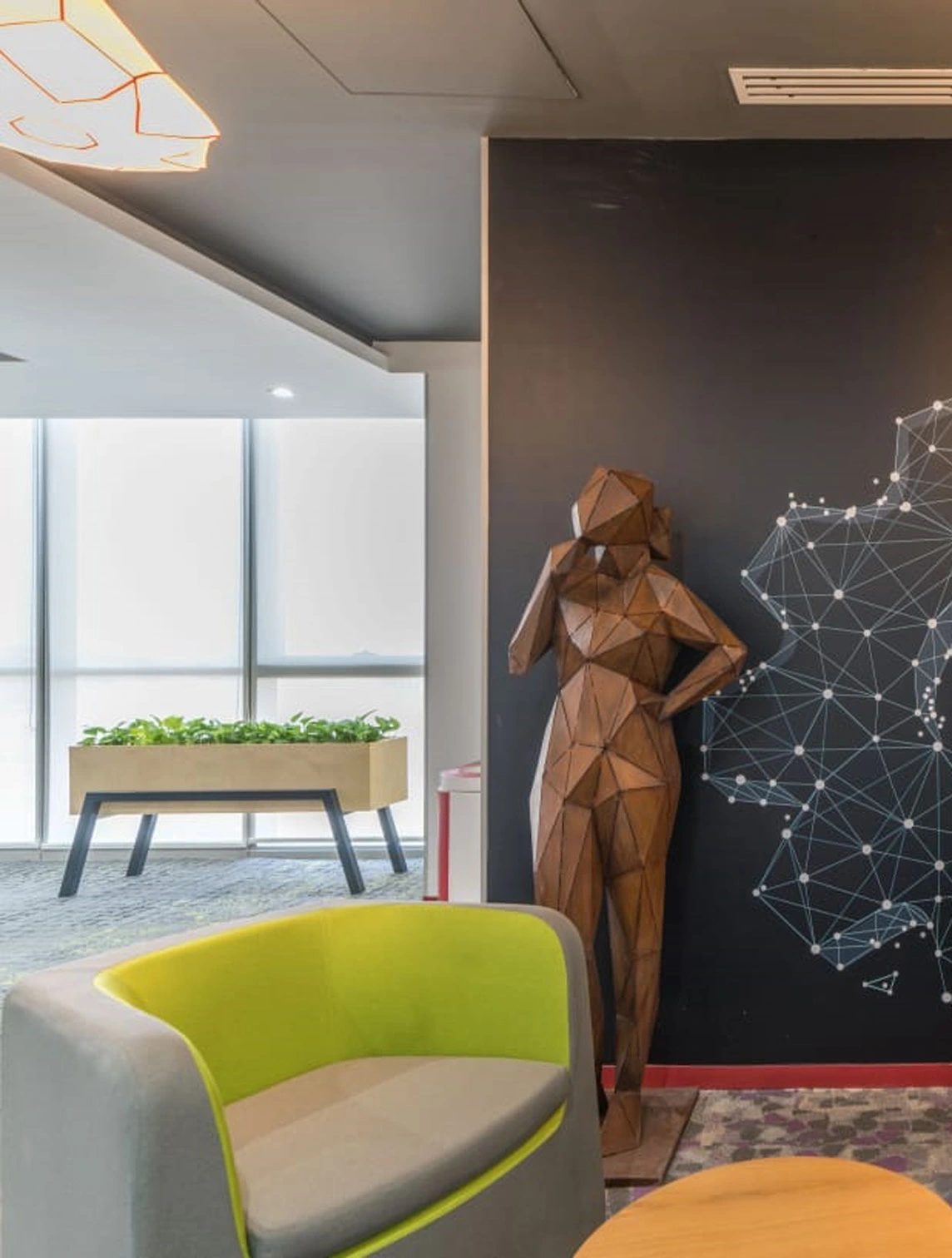 Thinking Figure — Corten steel sculpture, H 6ft.6in., by FormForge