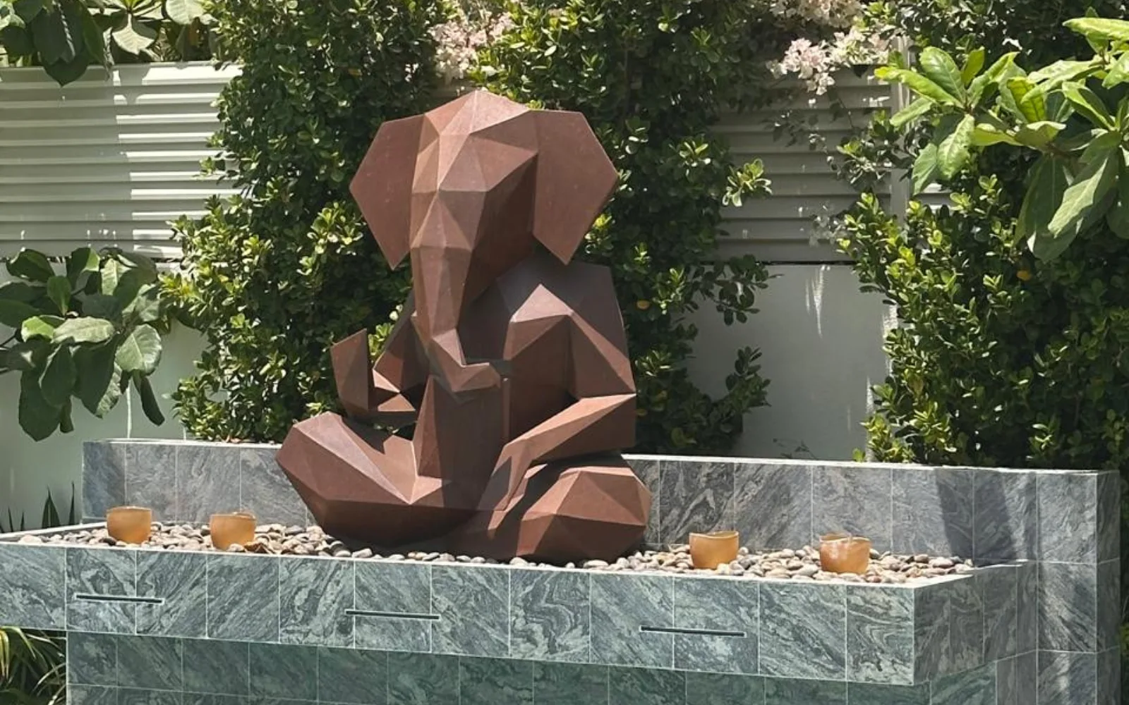 Corten Steel Art Installation by FormForge