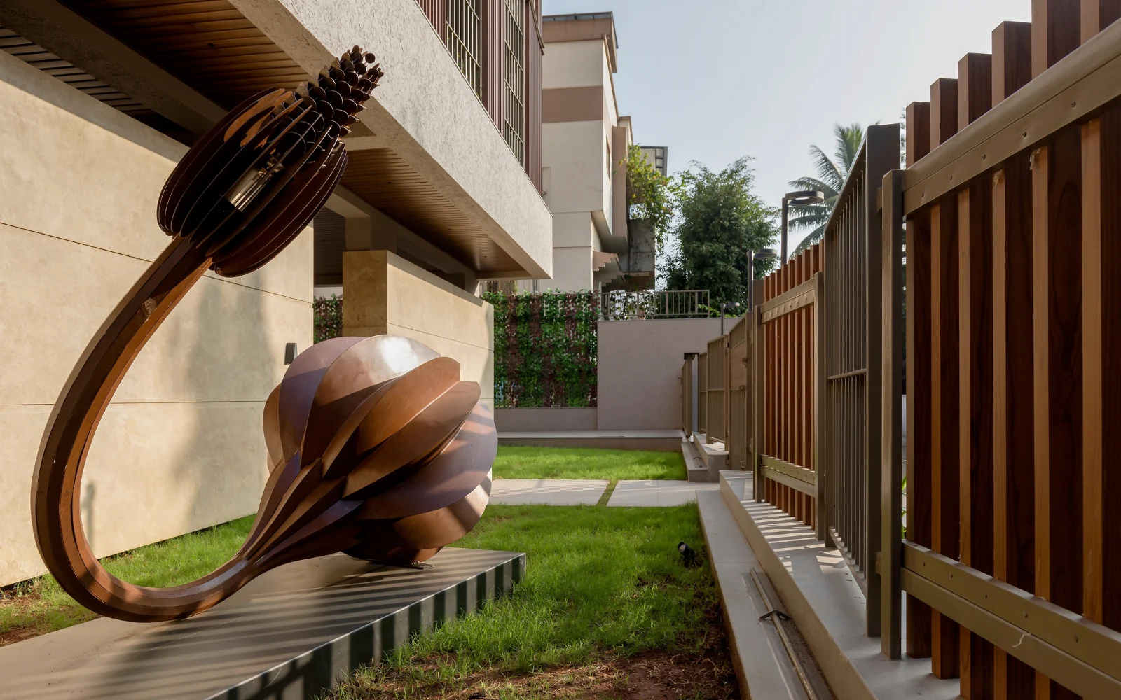 Corten Steel Art Installation by FormForge