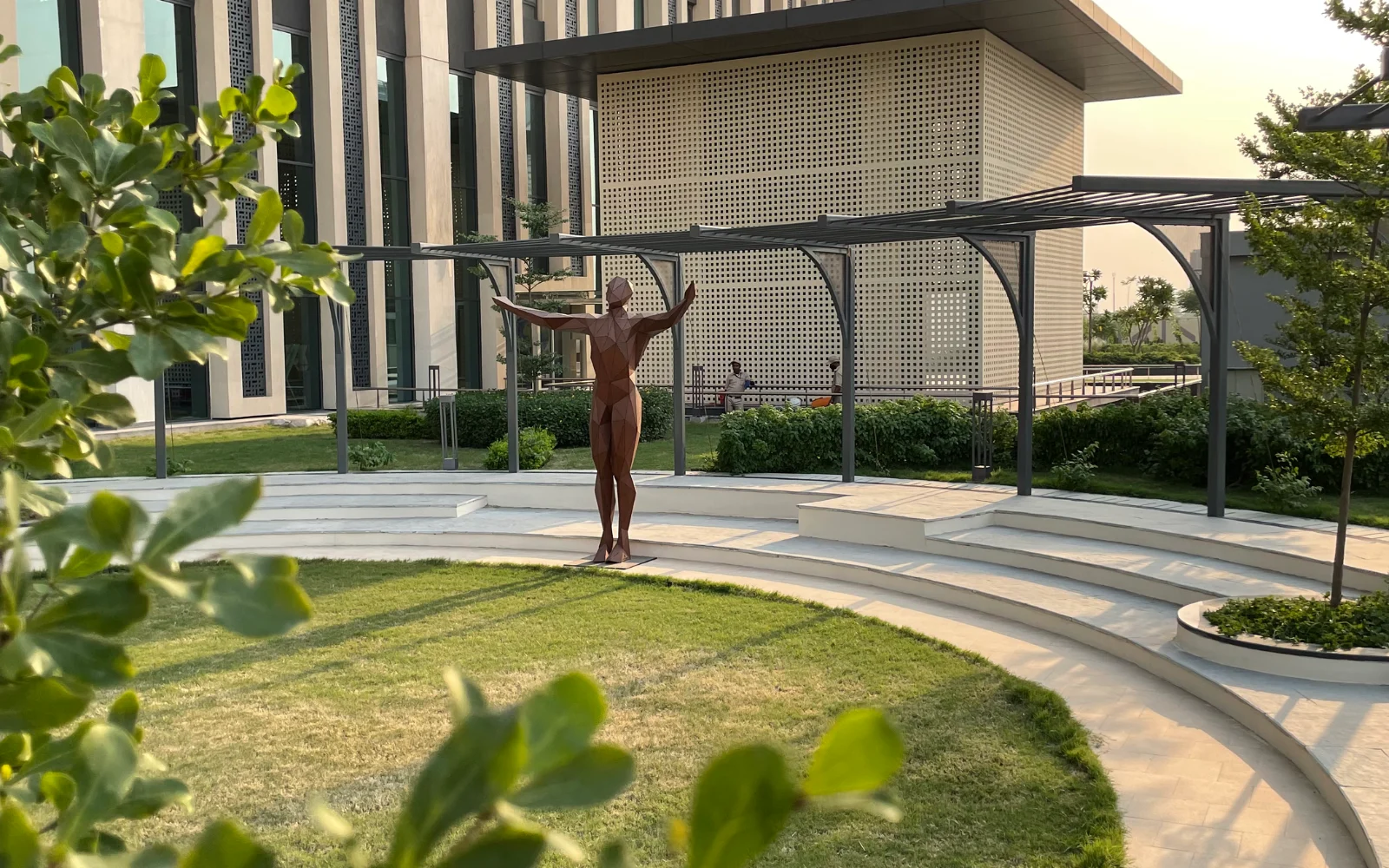 Corten Steel Art Installation by FormForge