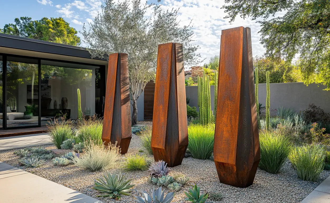 Corten Steel Outdoor Sculpture India FormForge