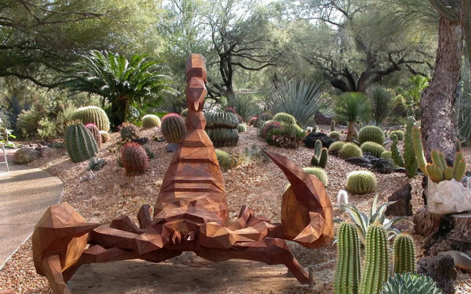 Corten Steel Art Installation by FormForge